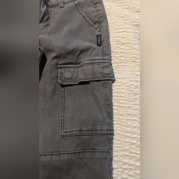 W28/L29 Silver Skinny Cargos in Grey - Picture 2 of 10